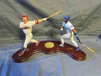Mark McGwire & Sammy Sosa Danbury Mint Homerun Chase Double Ceramic Figure Set