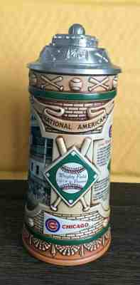 1996 Longton Crown "Turn Back the Clock" Stadium Beer Stein - Wrigley Field !