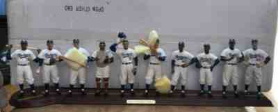 10-Figurine Danbury Mint The 1955 Brooklyn Dodgers Baseball Team Statues MINT