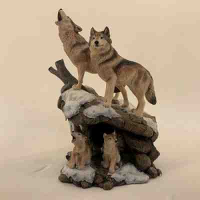 Danbury Mint, Nick Bibby, Wilderness Call from Spirit of the Wolf Collection