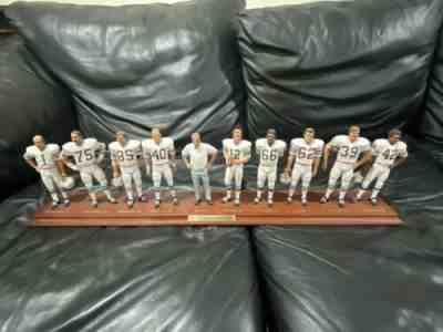 DANBURY MINT  (VERY RARE) (17-0) 1972 MIAMI DOLPHINS FIGURINE.