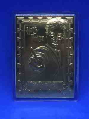 Danbury Mint 22K Gold Harry Potter Card 2000s RARE Hand Inscribed 1074-9