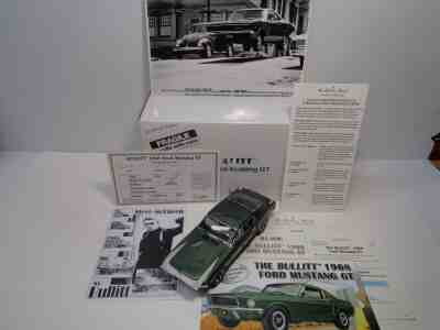 DANBURY MINT 1968 FORD MUSTANG BULLITT GT- BNIB W/ALL DOCS & BROCHURE RASH FREE 