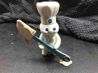 Pillsbury Doughboy collector series figurine spreading it on thick Danbury Mint