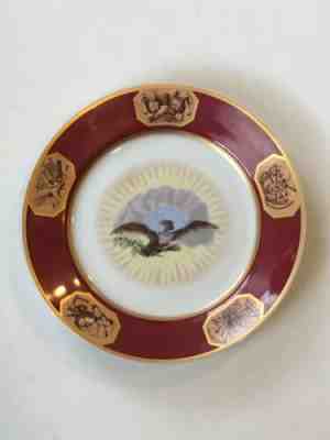 White House China Danbury Mint Plate Lincoln Harrison Monroe Jackson Lot of 4