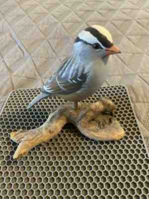 Wow, Original Bob Guge Wooden Bird, Carved Artwork