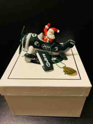 2007 Danbury Mint NFL New York Mets Air Plane Christmas Ornament