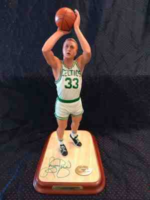 LARRY BIRD  AUTOGRAPHED DANBURY MINT FIGURINE (VERY RARE)