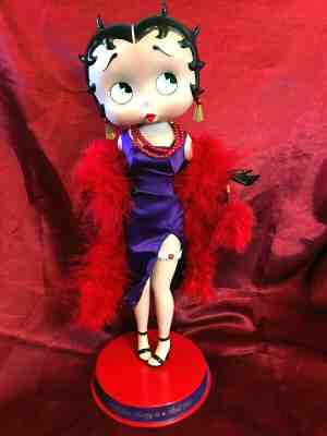 Stunning Betty Boop Danbury Mint Porcelain 14" Doll by Syd Hap with Accessories