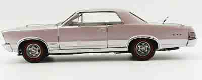 1965 PONTIAC GTO COUPE -  IRIS MIST -1:24 BY DANBURY MINT w/TITLE - NO BOX WOW!