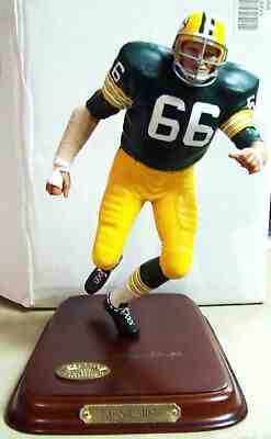 DANBURY MINT RAY NITSCHKE HOF NFL GREEN BAY PACKERS FIGURE FIGURINE NIB *RARE*