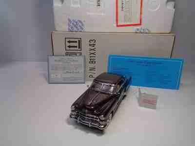 FRANKLIN MINT RARE COLOR 1949 CADILLAC COUPE de VILLE LE LOW # 80 BNIB W/DOCS  