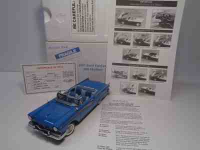 DANBURY MINT "RARE COLOR" 1957 FORD FAIRLANE 500 SKYLINER RETRACTABLE HT  BNIB