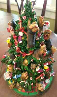 Danbury Mint Yorkie Christmas Tree Yorkshire Terrier Dog