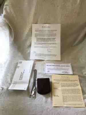 NEW YORK YANKEES POCKET WATCH FROM DANBURY MINT  BASEBALL NEW IN BOX  
