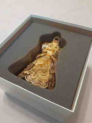 Danbury Mint Gold Ornaments Angel Christmas Tree Topper