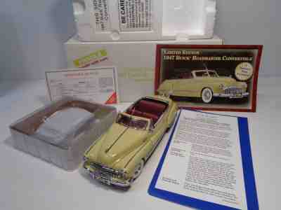 DANBURY MINT 1947 BUICK ROADMASTER CONVERT. LE LOW # 370 of 2100 BNIB W/DOCS