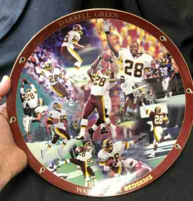 Danbury Mint Washington Redskins Darrell Green NFL HOF Collectors Plate 2003