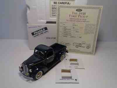 DANBURY MINT 1938 FORD 81C-830 !/2 TON PICKUP TRUCK  BNIB W/TITLE SUPER CLEAN