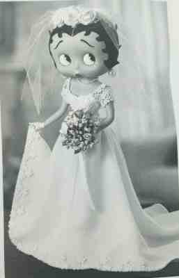 New, Open Box Danbury Mint BETTY BOOP "Bridal Beauty" Porcelain Collector Doll