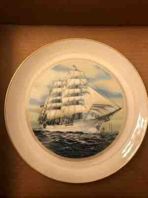Lot of 2 Official Tall Ships  Danbury Mint Collectible Plate - Eagle and Gladan