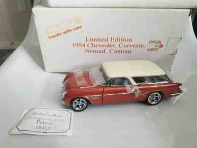 Danbury Mint 1954 Chevrolet Corvette Nomad Custom Diecast Car 1:24 Scale