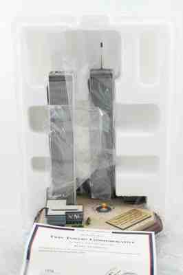 Danbury Mint Twin Towers Commemorative Figurine