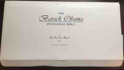 Barack Obama Inaugural Doll 16" Danbury Mint Free Shipping!