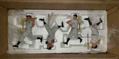 Danbury Mint NY Yankees Legends Statue Set Ruth Gehrig Mantle DiMaggio IN BOX