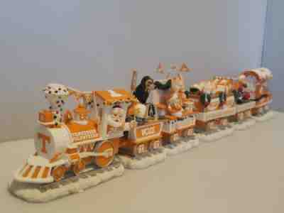 The Danbury Mint Collectibles 6 Piece Set Tennessee Volunteers Christmas Train
