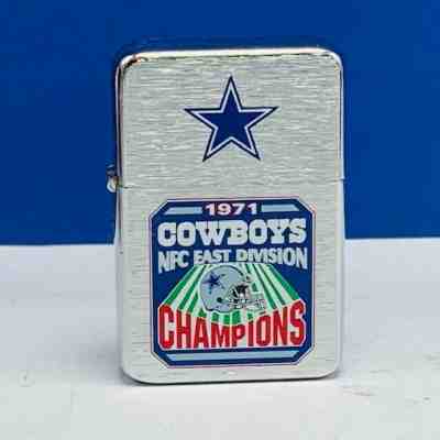Dallas Cowboys Lighter NFL Danbury Mint vtg memorabilia 1971 Champions Dorsett 3
