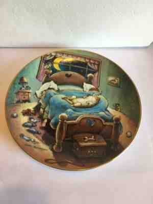 Limited Edition Collectors Plate Sheltie “Bed Hog” Gary Patterson