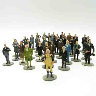 COMPLETE! Danbury Mint US Presidents 1-40 Hand Painted Pewter Figurines LaRocca