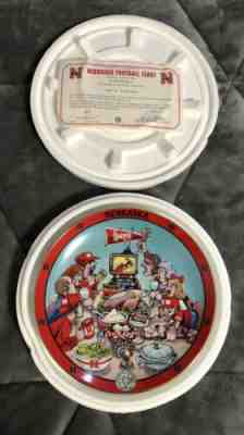New "Nebraska Football Feast" Danbury Mint - Gary Patterson - Limited Plate