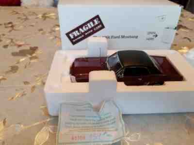 Danbury Mint 1966 Ford Mustang Die Cast Car Mint in Box