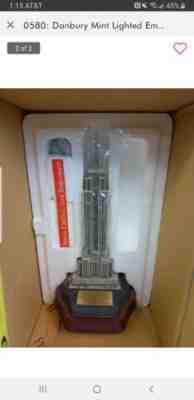 Danbury Mint Empire State Building Light Up Statue. Mint condition. Never used.
