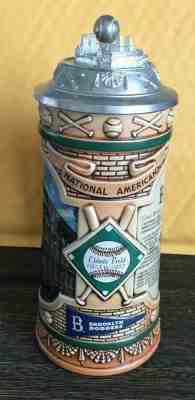 1996 Longton Crown "Turn Back the Clock" Stadium Beer Stein - Ebbetts Field !