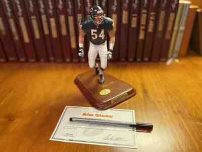 Danbury Mint Brian Urlacher Chicago Bears NFL Figurine, COA, Perfect Condition