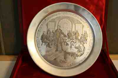 Danbury Mint First Continental Congress Sterling Silver With 24Kt Gold