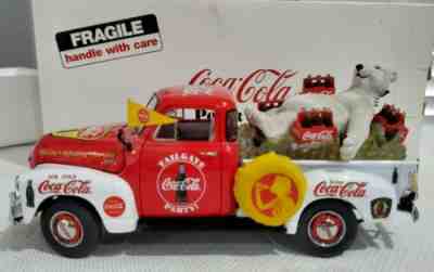 Danbury Mint 1:24 1953 Chevrolet Series 3100 Pickup- Coca Cola PolarBear