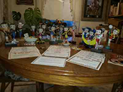 Betty Boop Large Danbury Mint Collection--13 Figurines all with papers