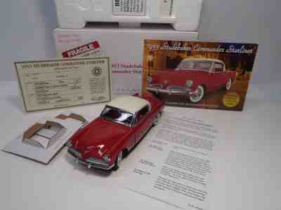 DANBURY MINT RARE 1953 STUDEBAKER COMMANDER STARLINER BNIB "SUPER CLEAN" W/DOCS