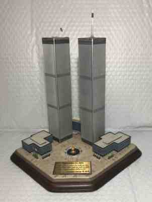 Danbury Mint Twin Towers Commemorative Collectible
