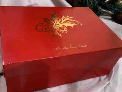Set of 12 "The Boyds Bears 23kt Gold Ornament Collection Danbury Mint