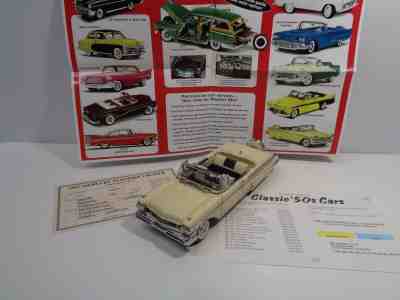 DANBURY MINT 1957 MERCURY TURNPIKE CRUISER CONVERTIBLE  W/TITLE&BRO USED "READ" 