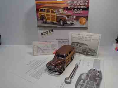 DANBURY MINT 1941 CHEVROLET STATION WAGON LE #2129 of 5000 BNIB W TOOL TITLE BRO