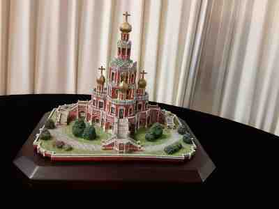 Danbury Mint Church of the Intercession Wonders of Russia Sculpture Replica(8ZB2