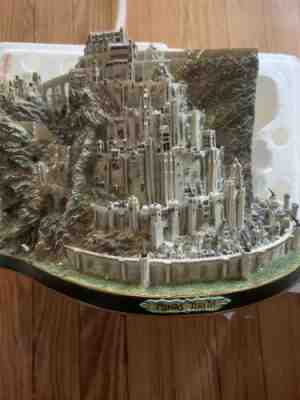 LOTR Danbury Mint Minas Tirith Lighted Statue