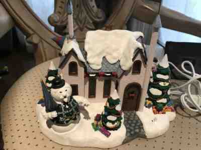 Danbury Mint Rudolph Red Nosed Reindeer Misfit Toys Light up House Display NEW!