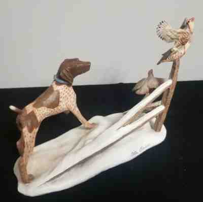 DANBURY MINT HUNTING DOGS AND GAME BIRDS - WINTER FLUSH- A5120 - Collect 